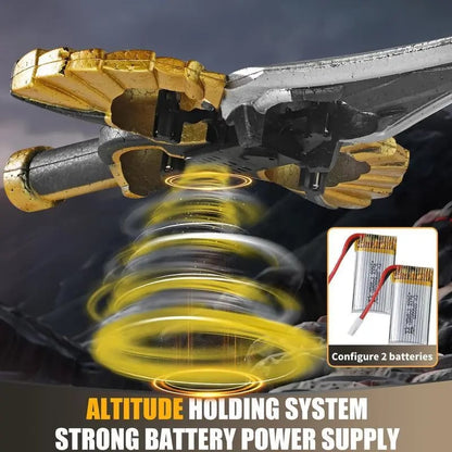 Flying Combat Sword - LED Levitating Rotating Toy with Gesture Control and Watch Remote Function