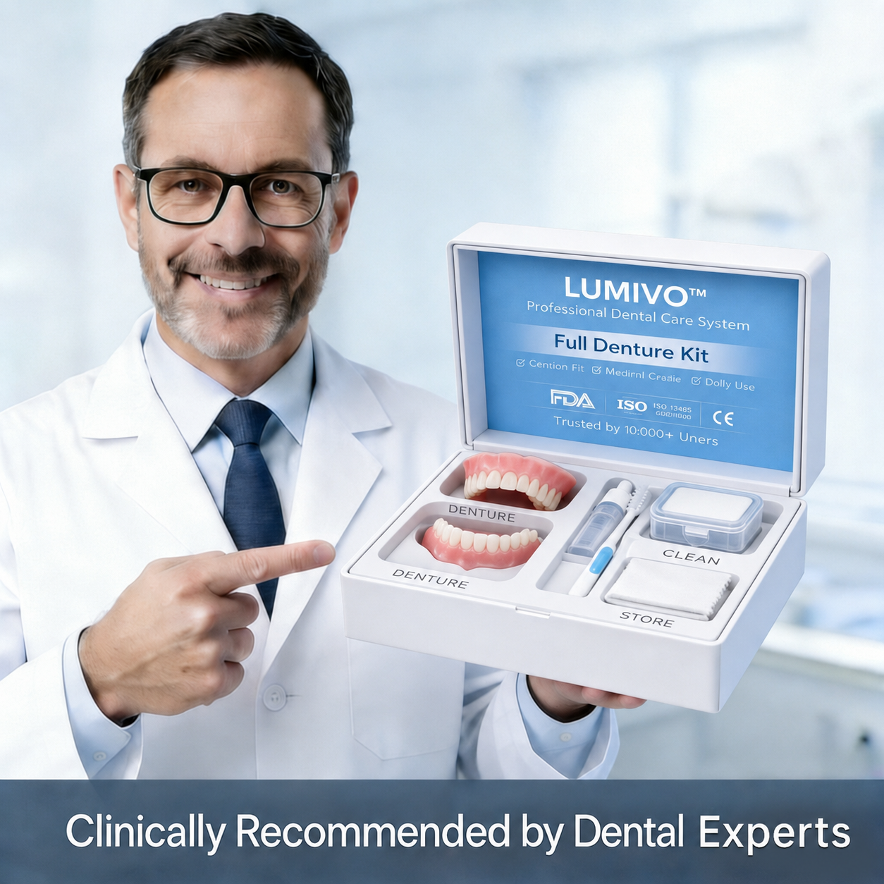 💖 🦷 LUMIVO™ Custom-Fit Dentures ⏰ ENDS TODAY   70% OFF | Smile with Confidence