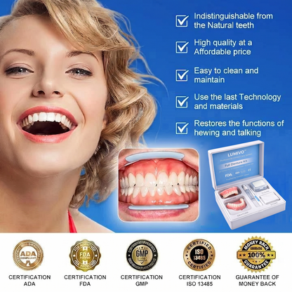 💖 🦷 LUMIVO™ Custom-Fit Dentures ⏰ ENDS TODAY   70% OFF | Smile with Confidence