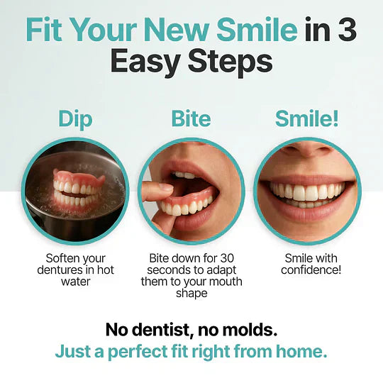 💖 🦷 LUMIVO™ Custom-Fit Dentures ⏰ ENDS TODAY   70% OFF | Smile with Confidence