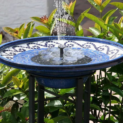 💧 50% OFF NOW! ☀️ Solar Fountain Bird Bath Pump – 1.4W Solar Panel, 4 Nozzles & Submersible for Pond, Garden & Pool 🐦
