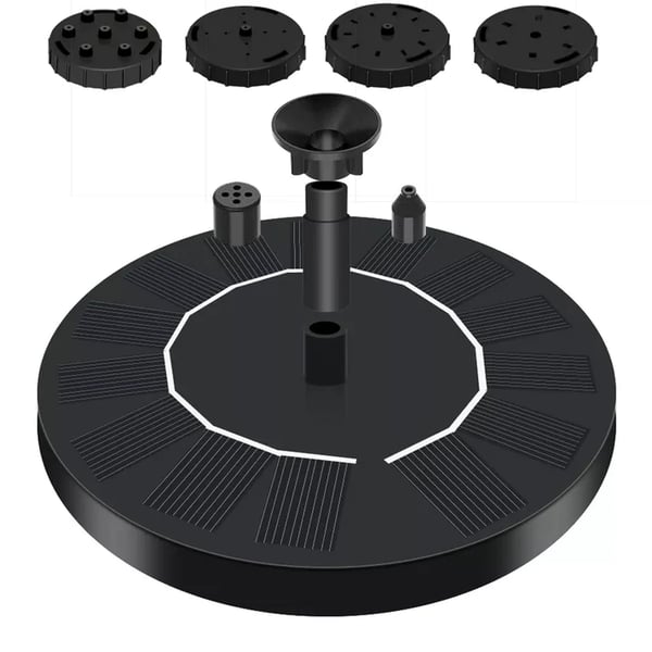 💧 50% OFF NOW! ☀️ Solar Fountain Bird Bath Pump – 1.4W Solar Panel, 4 Nozzles & Submersible for Pond, Garden & Pool 🐦